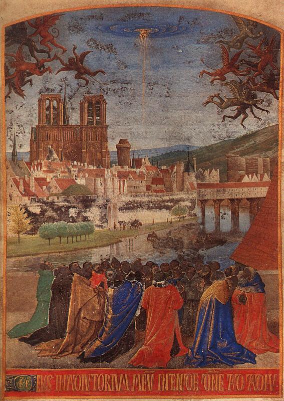 Jean Fouquet Descent of the Holy Ghost upon the Faithful China oil painting art